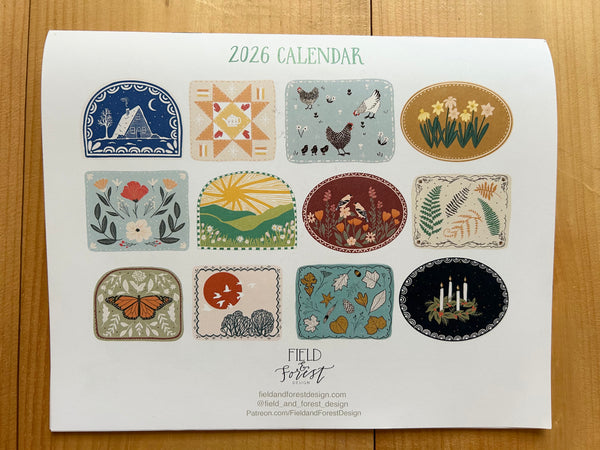 2026 Calendar Pre-Order