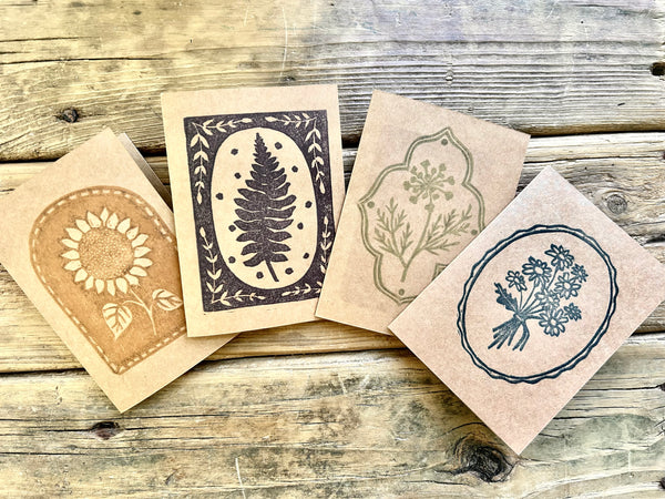 Hand Printed Greeting Cards