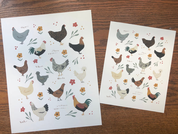 PRINT- Chicken love