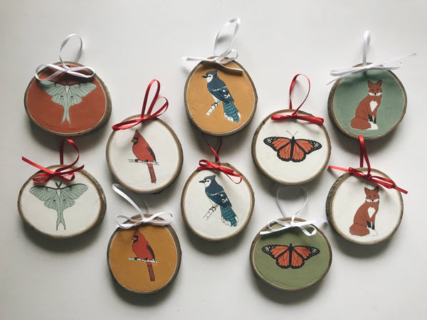 Animal/Insect Illustration Christmas Ornament