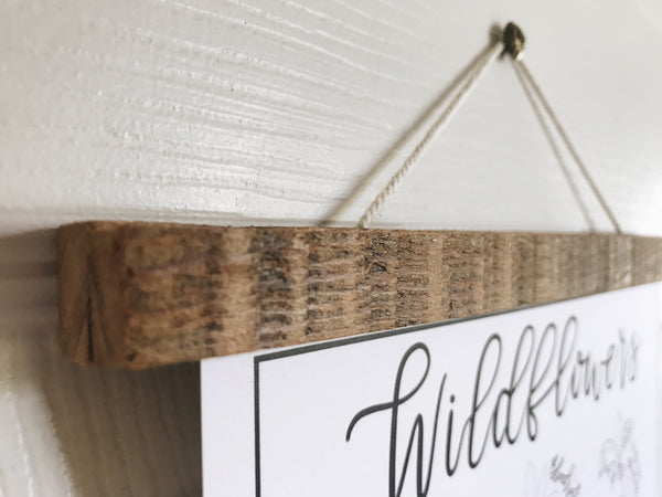 Reclaimed Wood Magnetic Frame 12”